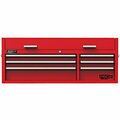 Homak Pro II 54'' Red 6-Drawer Top Chest RD02054602 571RD02054602